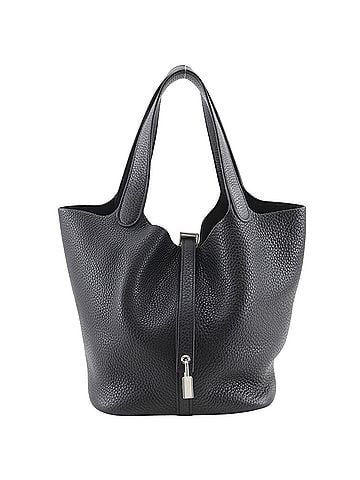 Hermès Hermes Picotin Lock 22 MM Handbag, Taurillon Clemence Leather, 2015 Model, Black/Silver Hardware, T A5 Size, Belt Buckle, Women's. (view 1)