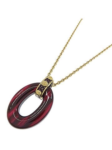 Louis Vuitton Louis Vuitton Pendant Gimme Crew Necklace, Metal, Women's LOUIS VUITTON (view 1)