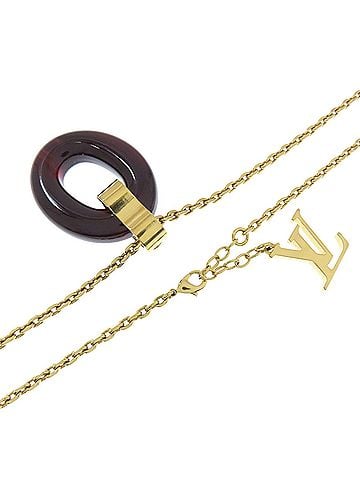 Louis Vuitton Louis Vuitton Pendant Gimme Crew Necklace, Metal, Women's LOUIS VUITTON (view 2)