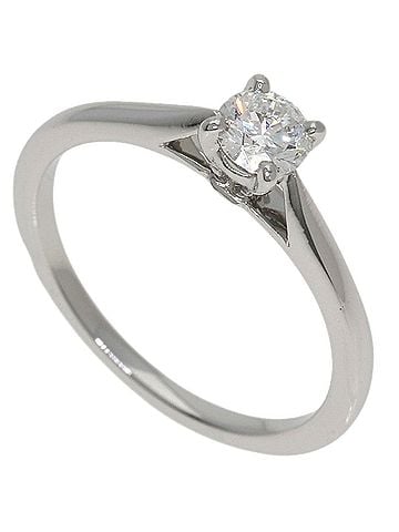 Cartier Cartier Solitaire Diamond Ring #47, Platinum PT950, Women's. (view 1)