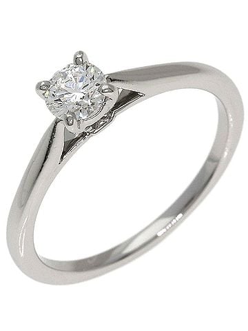 Cartier Cartier Solitaire Diamond Ring #47, Platinum PT950, Women's. (view 2)