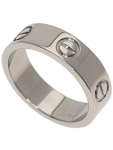 Cartier Cartier Love Ring #52, 18K White Gold, Women's Ring, CARTIER (view 1)