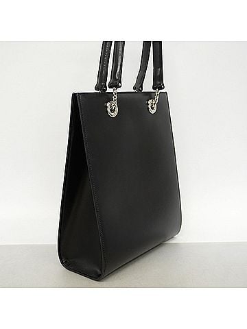 Cartier Cartier Panthère Shoulder Bag, Leather, Black, Women's (view 2)