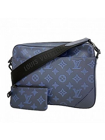 Louis Vuitton Louis Vuitton Monogram Shadow Duo Shoulder Bag M45730 Navy Men's (view 1)
