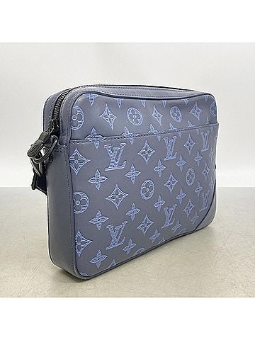 Louis Vuitton Louis Vuitton Monogram Shadow Duo Shoulder Bag M45730 Navy Men's (view 2)