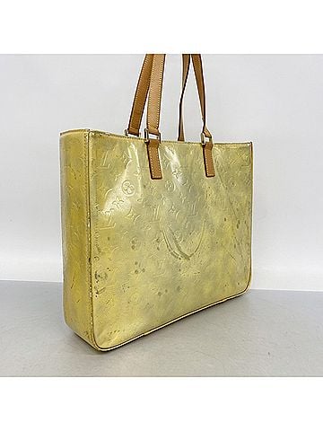 Louis Vuitton Louis Vuitton Vernis Columbus Tote Bag M91028 Grey Ladies (view 2)