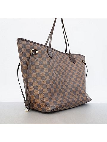 Louis Vuitton Louis Vuitton Damier Neverfull MM Tote Bag N51105 Ebene (Women's) (view 2)