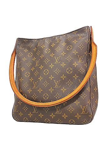 Louis Vuitton Louis Vuitton Monogram Looping GM Shoulder Bag M51145 Brown Women's (view 1)