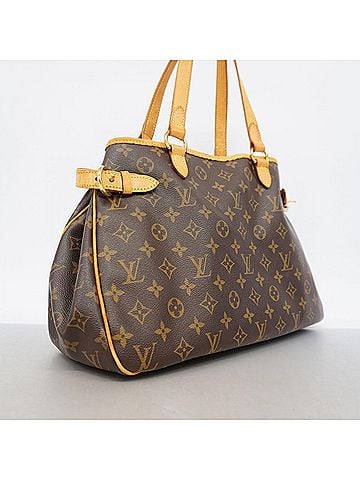 Louis Vuitton Louis Vuitton Monogram Batignolles Horizontal Tote Bag M51154 Brown Women's (view 2)