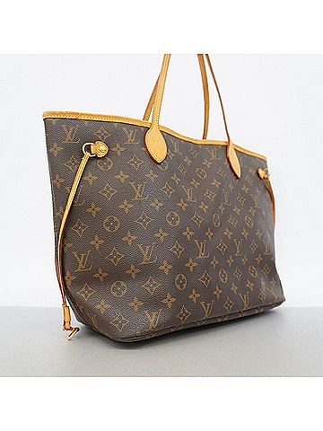 Louis Vuitton Louis Vuitton Monogram Neverfull MM Tote Bag M40156 Brown (Women's) (view 2)