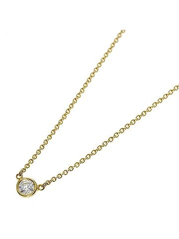 Tiffany & Co. Tiffany &amp; Co. By the Yard Diamond Necklace, 18K Yellow Gold, Women's. (view 1)