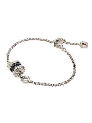 Bvlgari BVLGARI B.zero1 B-zero1 Bracelet Save the Children SV925 Ceramic Silver SM Size 352650 (view 2)