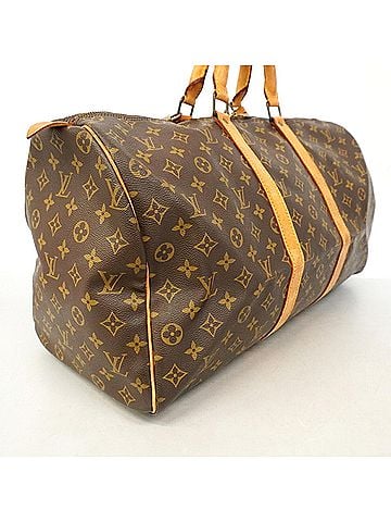 Louis Vuitton Louis Vuitton Bag/Boston Bag Monogram Keepall 50 M41426 Brown Men's/Women's P3332623 (view 2)