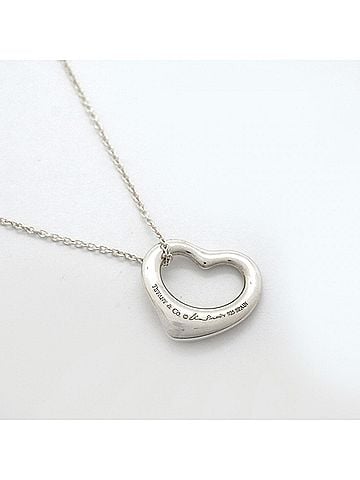 Tiffany & Co. Tiffany &amp; Co. Heart Necklace, Sterling Silver 925, Women's, P3332112 (view 2)