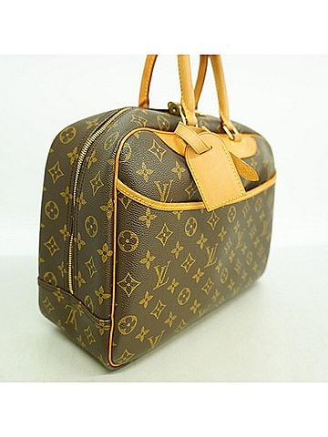 Louis Vuitton Louis Vuitton Monogram Deauville Handbag M47270 Brown Women's P3328217 (view 2)