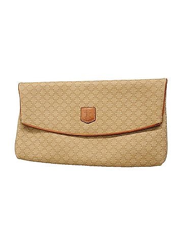 Céline Celine Macadam Clutch Bag, Beige, Men's, P3310400 (view 1)