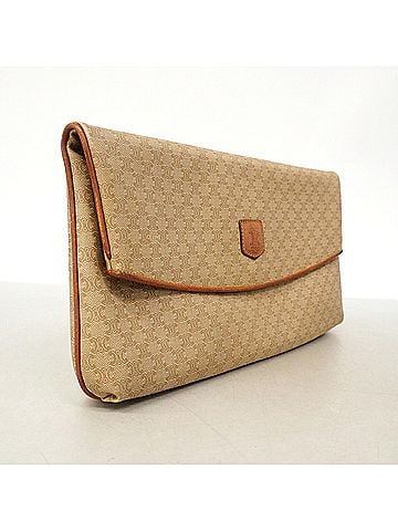 Céline Celine Macadam Clutch Bag, Beige, Men's, P3310400 (view 2)