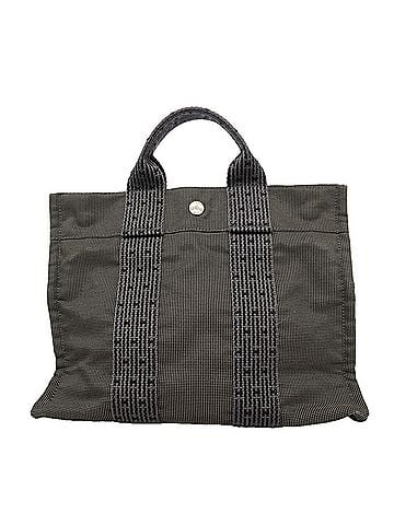 Hermès Hermes Herline PM Nylon Handbag, Gray, Men's/Women's, P3302286 (view 1)