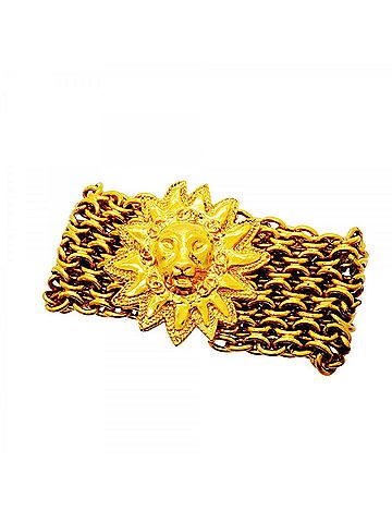 Chanel Chanel Bracelet, Coco Mark Lion Motif, GP Plated Gold, Women's P3298934 (view 1)