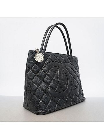 Chanel Chanel Tote Bag, Reissue Tote, Caviar Leather, Black, Women's, P3297575 (view 2)