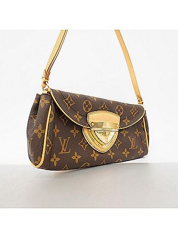Louis Vuitton Louis Vuitton Monogram Pochette Beverly Shoulder Bag M40122 Brown Women's P3295495 (view 2)