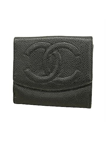 Chanel Chanel wallet, caviar leather, black, women's, P3291311 (view 1)