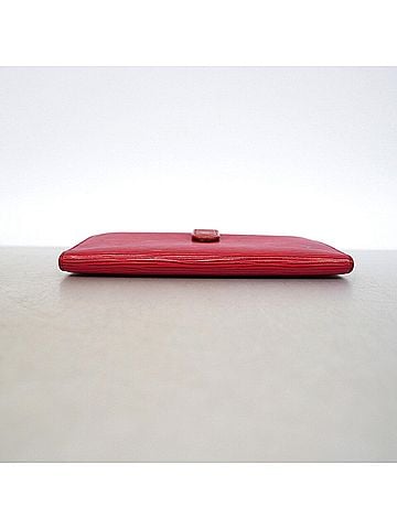 Louis Vuitton Louis Vuitton Epi Continental Viennois Long Wallet M63257 Castilian Red Women's P3291259 (view 2)