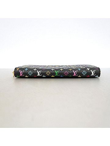 Louis Vuitton Louis Vuitton Monogram Multicolor Zippy Wallet M60243 Noir Grenade Women's Long P3291256 (view 2)
