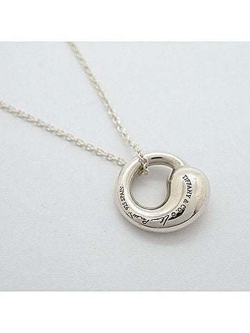 Tiffany & Co. Tiffany &amp; Co. Eternal Circle Necklace, Sterling Silver 925, Women's, P3290162 (view 2)
