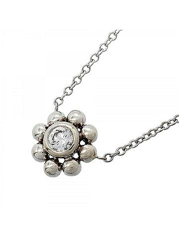 Tiffany & Co. Tiffany &amp; Co. Ball Flower Necklace, 1PD (18K White Gold), Diamond, Ladies' P3270366 (view 1)