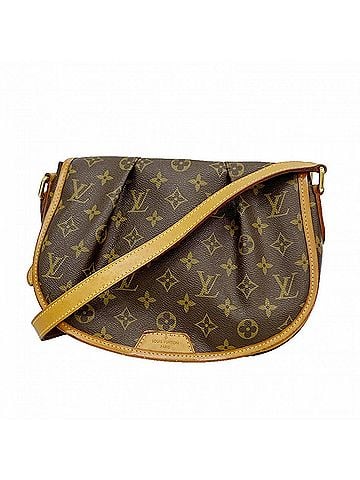 Louis Vuitton Louis Vuitton Monogram Menilmontant PM Shoulder Bag M40474 Brown Women's OP013006 (view 1)