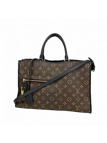 Louis Vuitton Louis Vuitton Monogram Popincourt MM Tote Bag M43435 Noir 2-way bag for women OP013005 (view 1)