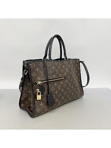 Louis Vuitton Louis Vuitton Monogram Popincourt MM Tote Bag M43435 Noir 2-way bag for women OP013005 (view 2)