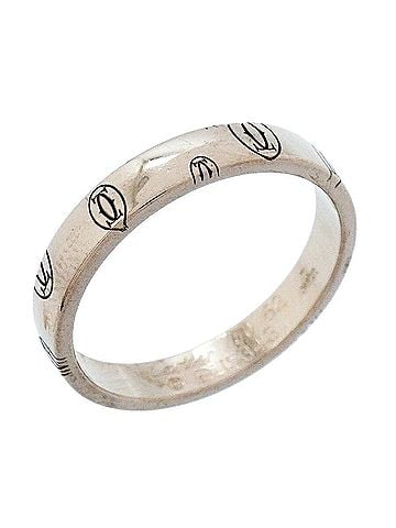 Cartier Cartier Happy Birthday Ring, 18K White Gold, Men's (view 1)