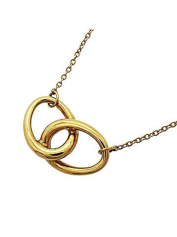 Tiffany & Co. Tiffany &amp; Co. Double Loop Necklace, 18K Yellow Gold, Women's (view 1)