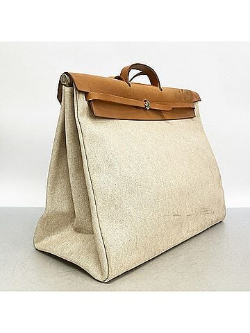 Hermès Hermes Herbag Toile H Natural Handbag (?B stamp) 2-way bag for men and women (view 2)