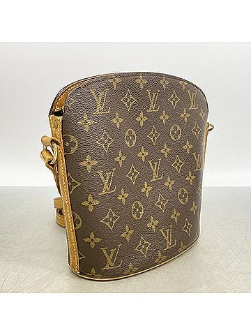 Louis Vuitton Louis Vuitton Monogram Druot Shoulder Bag M51290 Brown Women's (view 2)
