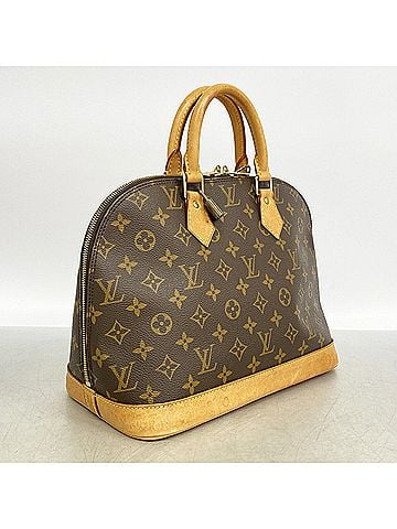 Louis Vuitton Louis Vuitton Alma Monogram Handbag M51130 Brown Women's (view 2)