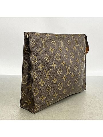 Louis Vuitton Louis Vuitton Monogram Pochette Toilette 26 M47542 Brown Women's Bag/Pouch (view 2)