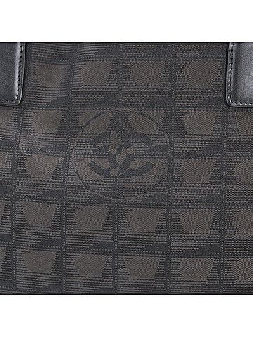 Chanel CHANEL New Travel Line Tote PM Dark Brown Bag Handbag Women's Nylon T6249 (view 2)