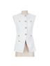 Veronica Beard 100% Cotton 100% Polyester Solid White Vest Size 4 - photo 4