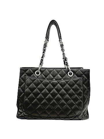 Chanel CHANEL GST Chain Tote Bag, Caviar Leather, Black, Women's Bag (view 2)