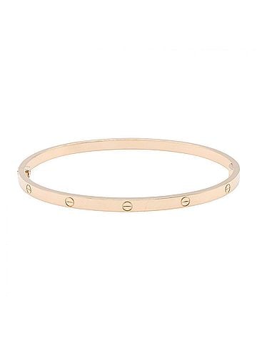 Cartier Cartier Love Bracelet SM Accessory 18KPG (Pink Gold) Men's Women's Gold Tone B6079017 (view 2)