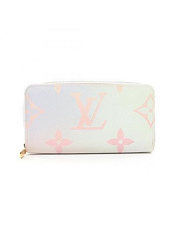 Louis Vuitton Louis Vuitton Zippy Wallet Monogram Spring in the City Sunrise Pastel Round Long for Women, Pink/Multicolor M81340 (view 1)
