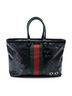 Gucci Black Large Web 500 Zip Tote One size - photo 1