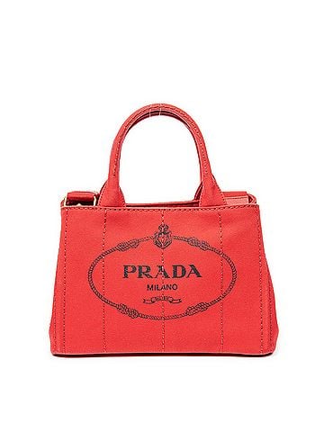 Prada Small Canapa Tote (view 1)