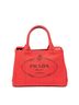 Prada Red Small Canapa Tote One size - photo 1