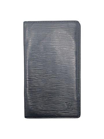 Louis Vuitton Excellent condition LOUIS VUITTON Epi Portecarte Credit Black Leather Long Wallet M63212 for Men (view 1)