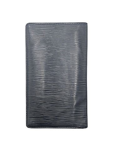 Louis Vuitton Excellent condition LOUIS VUITTON Epi Portecarte Credit Black Leather Long Wallet M63212 for Men (view 2)