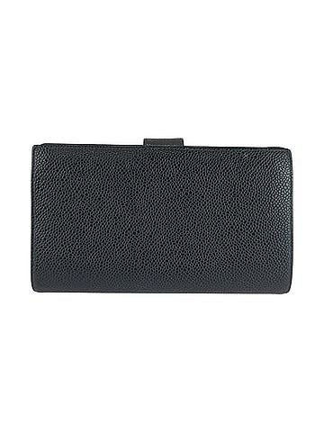 Chanel Excellent condition CHANEL Coco Mark coin purse, black leather, gold hardware, long wallet for women. (view 2)